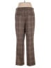 Cato Plaid Brown Dress Pants Size 14 - photo 2