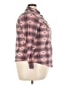Passport 100% Polyester Plaid Pink Long Sleeve Blouse Size 3X - photo 4