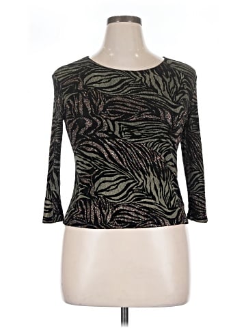 Brittany Black 3/4 Sleeve Top (view 1)