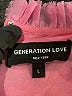 Generation Love 100% Polyester Solid Polka Dots Pink Sleeveless Blouse Size L - photo 7