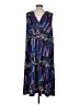 Merona Graphic Blue Casual Dress Size 2 - photo 2