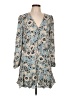 Veronica Beard 100% Silk Paisley Blue Casual Dress Size 12 - photo 1