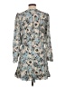 Veronica Beard 100% Silk Paisley Blue Casual Dress Size 12 - photo 2