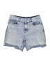 Express Blue Denim Shorts Size 6 - photo 1