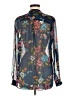 Kut from the Kloth 100% Polyester Floral Blue Long Sleeve Blouse Size M - photo 2