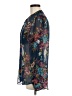 Kut from the Kloth 100% Polyester Floral Blue Long Sleeve Blouse Size M - photo 5