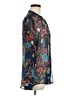 Kut from the Kloth 100% Polyester Floral Blue Long Sleeve Blouse Size M - photo 4