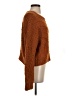 Unsubscribed 100% Cotton Chevron-herringbone Brown Pullover Sweater Size S - photo 4