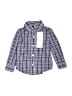 Andy & Evan Checkered-gingham Blue Long Sleeve Button-Down Shirt Size 2T - photo 1