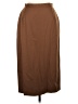 I.Magnin Solid Brown Casual Skirt Size 8 - photo 1