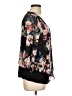 Apt. 9 100% Polyester Black 3/4 Sleeve Blouse Size L - photo 4