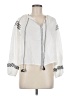 MNG 100% Cotton White 3/4 Sleeve Blouse Size 6 - photo 1