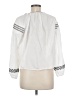 MNG 100% Cotton White 3/4 Sleeve Blouse Size 6 - photo 2