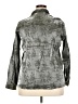 Kathie Lee Metallic Silver Long Sleeve Blouse Size 18 - photo 2