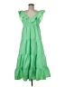 J.Crew 100% Polyester Green Casual Dress Size 6 - photo 1