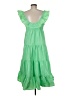 J.Crew 100% Polyester Green Casual Dress Size 6 - photo 2