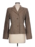 AKRIS 100% Viscose Tweed Brown Blazer Size 10 - photo 1