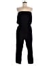 Mudd 100% Polyester Solid Black Jumpsuit Size M - photo 1