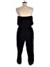 Mudd 100% Polyester Solid Black Jumpsuit Size M - photo 2