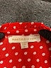Monteau Polka Dots Red Short Sleeve Blouse Size L - photo 7