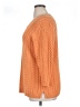 Lands' End 100% Cotton Orange Pullover Sweater Size XL - photo 5