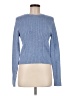 Calligraphie Blue Pullover Sweater Size M - photo 1