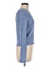 Calligraphie Blue Pullover Sweater Size M - photo 4