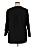 NY Collection Black Long Sleeve Blouse Size XL - photo 2