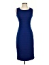Tabitha 100% Polyester Chevron-herringbone Blue Cocktail Dress Size 2 - photo 1