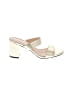 J.Crew Color Block Ivory Sandals Size 8 1/2 - photo 1