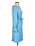 Goat Solid Blue Casual Dress Size 4 - photo 4