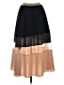 Zara Basic 100% Polyester Color Block Black Casual Skirt Size XS - photo 1