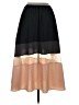 Zara Basic 100% Polyester Color Block Black Casual Skirt Size XS - photo 2