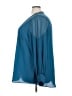Jennifer Lopez 100% Polyester Teal 3/4 Sleeve Blouse Size 3X - photo 5