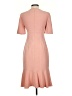 Lands' End Solid Pink Cocktail Dress Size 4 - photo 2
