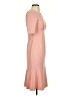 Lands' End Solid Pink Cocktail Dress Size 4 - photo 4