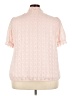 Shein Curve 100% Polyester Pink Short Sleeve Blouse Size 22 Plus (5) - photo 2
