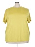 Athletic Works 100% Polyester Solid Yellow Active T-Shirt Size 3X - photo 1