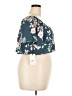 Leith 100% Polyester Teal Short Sleeve Top Size XXL - photo 4