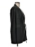 Ecru 100% Leather Gray Blazer Size M - photo 4