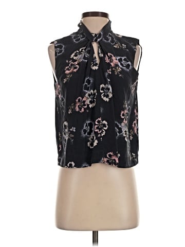 Rebecca Taylor Sleeveless Silk Top (view 1)