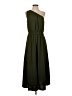 Lands' End 100% Polyester Solid Green Casual Dress Size S - photo 1