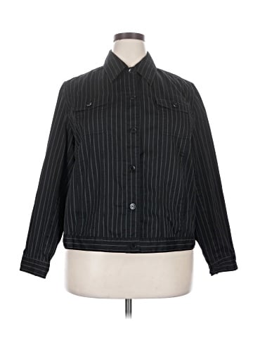 Jones New York Signature 3/4 Sleeve Button-Down Shirt (view 1)