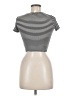 Silence and Noise Silver Short Sleeve Top Size M - photo 2