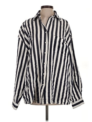 Kittenish Long Sleeve Button-Down Shirt (view 1)