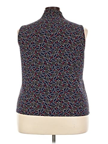 Anne Klein Sleeveless Button-Down Shirt (view 2)