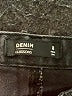 Glassons Solid Black Denim Skirt Size 8 - photo 4