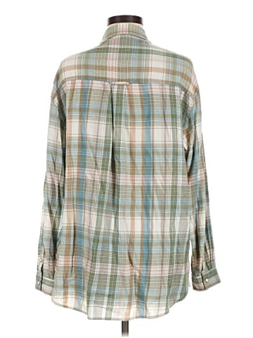 American Eagle Outfitters Long Sleeve Button-Down Shirt (view 2)