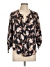 Splendid 100% Rayon Black 3/4 Sleeve Blouse Size L - photo 1