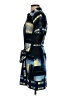 BCBGMAXAZRIA Graphic Blue Casual Dress Size S - photo 5